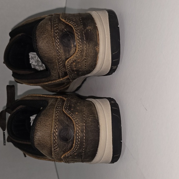 Airwalk Brown Leather Safety Sneakers Composite Toe Mens Size 11.5 - Picture 6 of 15